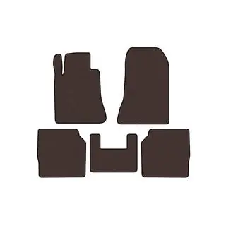 Rubber floor mats Carsuit (SD, Long wheelbase, brown) photo 1
