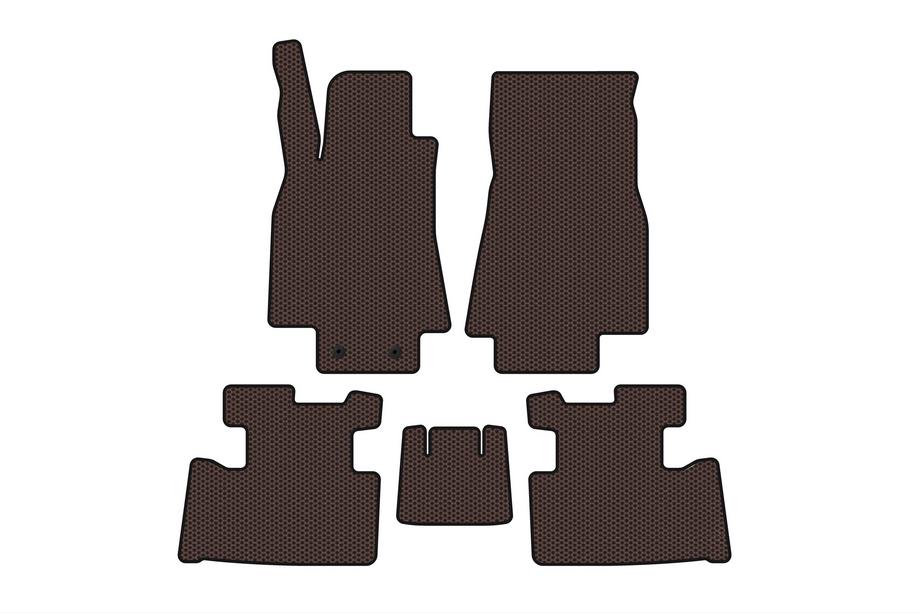 Mercedes A-class W169 2004-2012 Rubber floor mats Carsuit (2004-2008, HB, 5-door, brown) Image