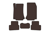 Mercedes A-class W176 2012-2018 Rubber Floor Mats Carsuit (Brown) photo 1