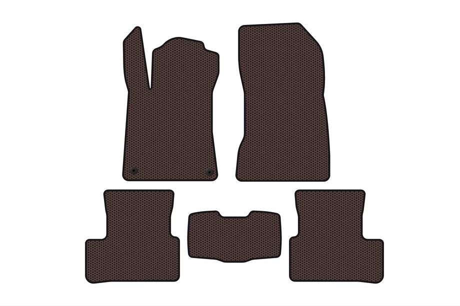 Mercedes A-class W177 2018- Rubber Floor Mats Carsuit (Brown) Image