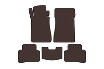 Mercedes C-class W202 1993-2001 Rubber Floor Mats Carsuit (SD, Brown) photo 1