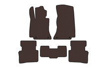 Mercedes C-class W206 2022- Rubber Floor Mats Carsuit (SD, Brown) photo 1