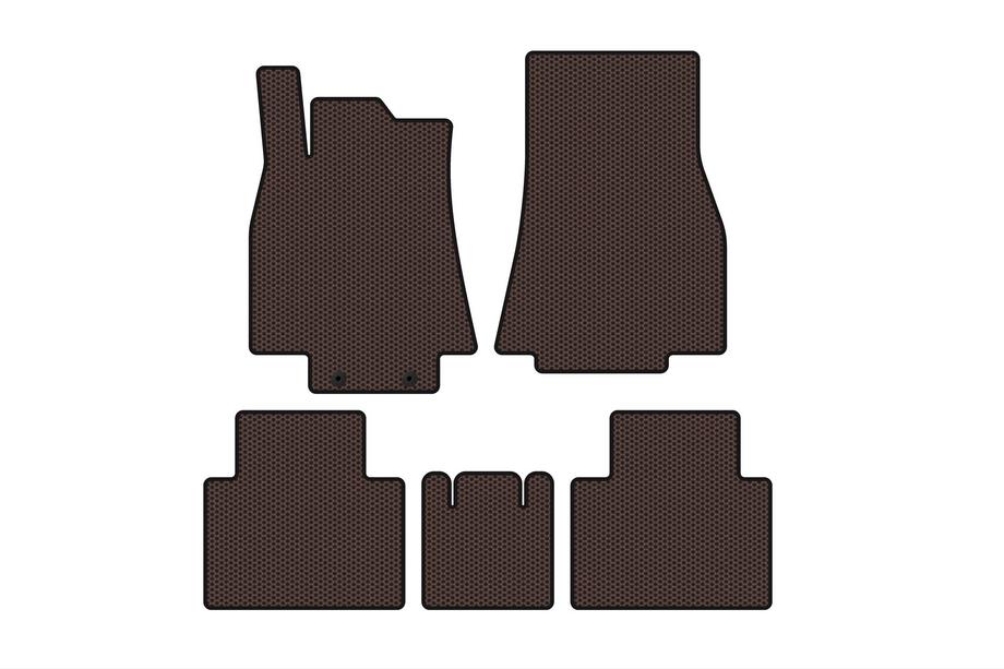 Mercedes B-class W245 2005-2011 Rubber Floor Mats Carsuit (Brown) Image