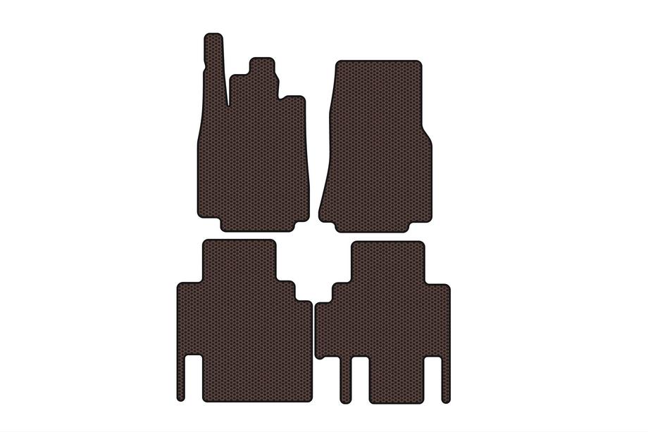 Mercedes Vaneo W414 2001-2005 Rubber Floor Mats Carsuit (Brown) Image
