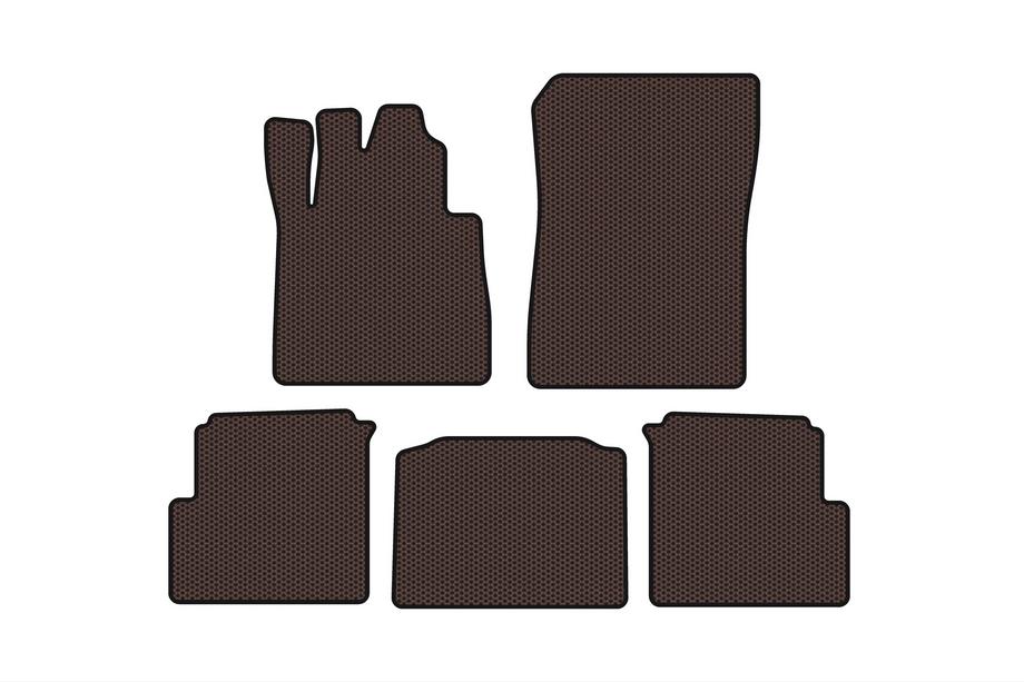 Mercedes G class W463 1990-2018 Rubber floor mats Carsuit (2012-2015, 5-door, brown) Image