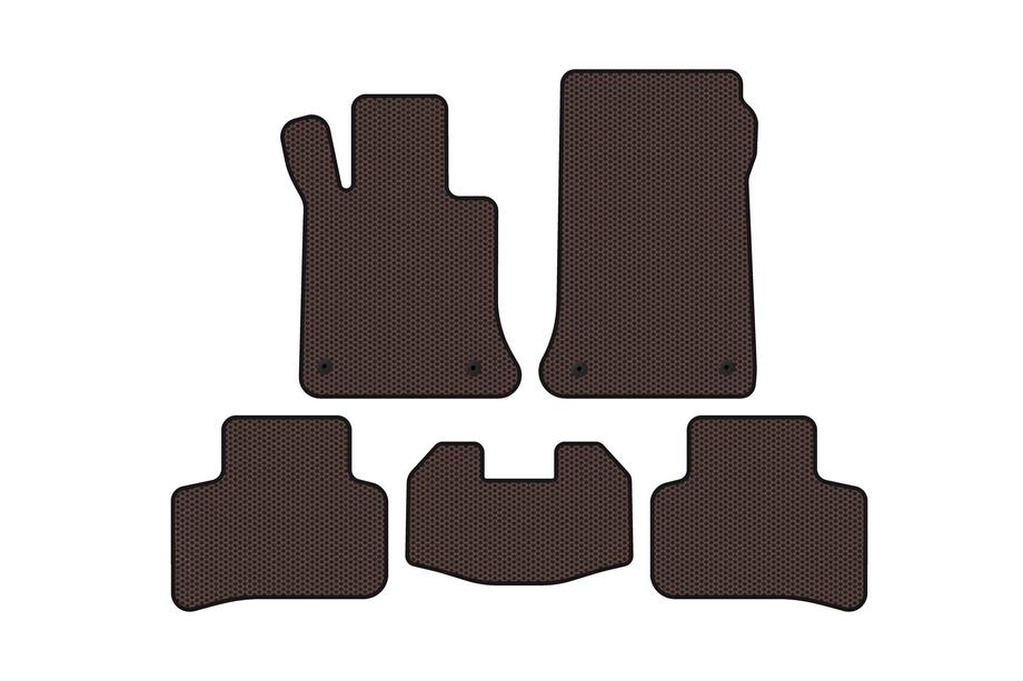 Mercedes GLK class X204 2008-2015 Rubber Floor Mats Carsuit (Brown) Image