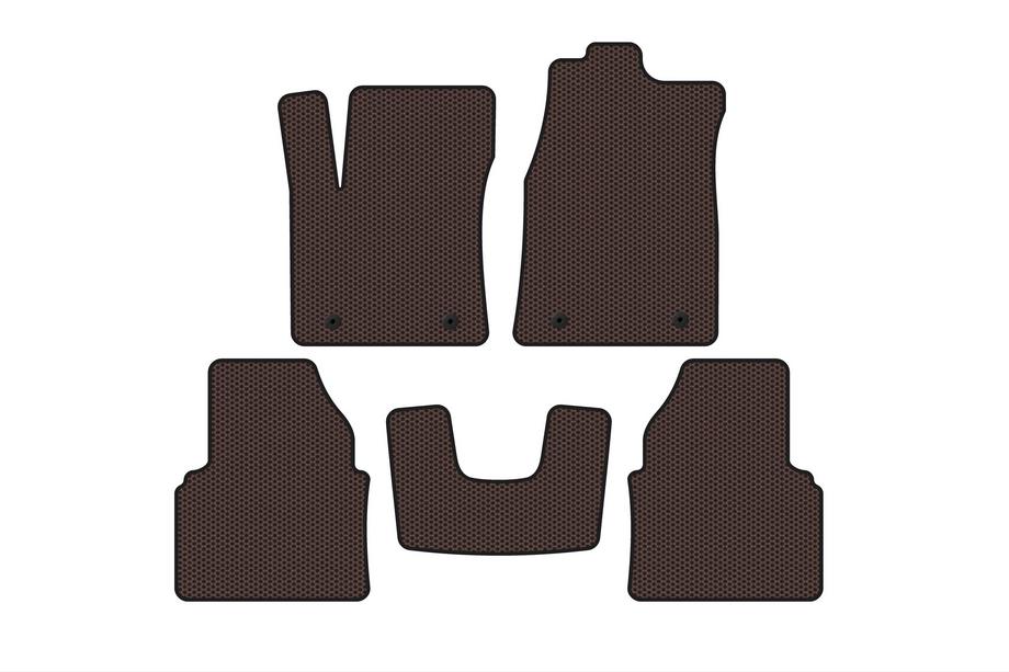 MG 550 2008-2014 Rubber Floor Mats Carsuit (Brown) Image