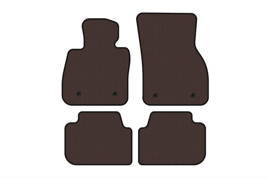 Mini Clubman F54 2015-2024 Rubber Floor Mats Carsuit (Brown) Photo 1