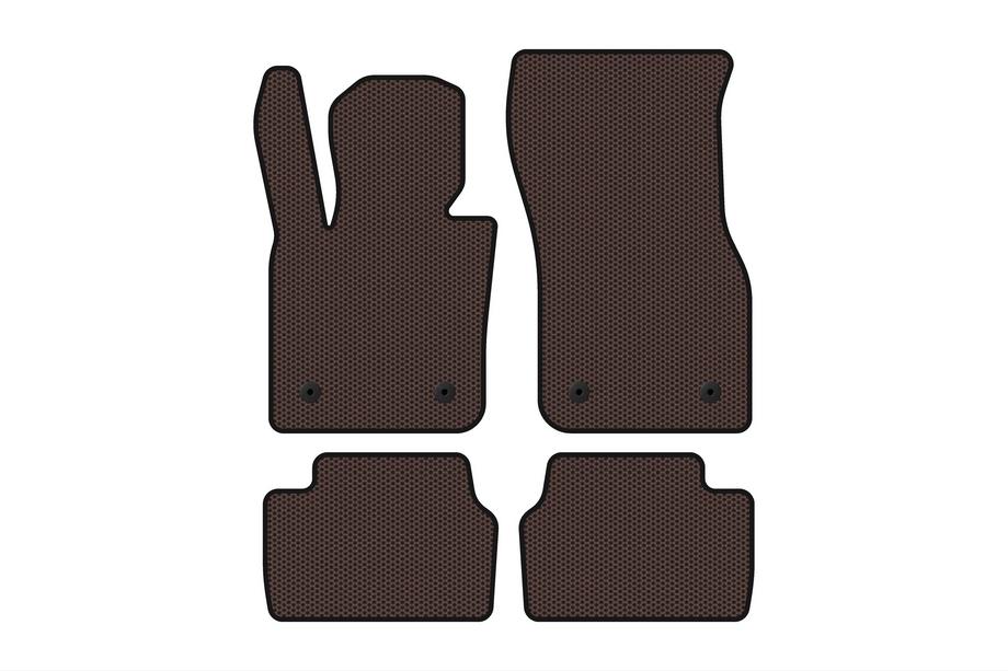 Mini Cooper F55/56/57 2014-2023 Rubber floor mats Carsuit (for F55, 5-door, brown) Image