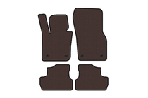 Mini Cooper F55/56/57 2014-2023 Rubber floor mats Carsuit (for S F56, brown) photo 1
