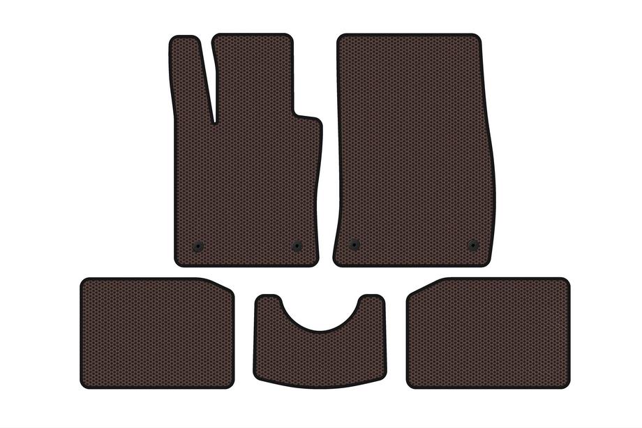Mini Countryman R60 2010-2017 Rubber floor mats Carsuit (SD trim, brown) Image