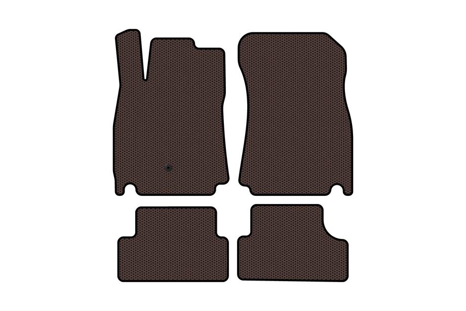 Mitsubishi Eclipse Cross 2017- Rubber floor mats Carsuit (Coupe, brown) Image