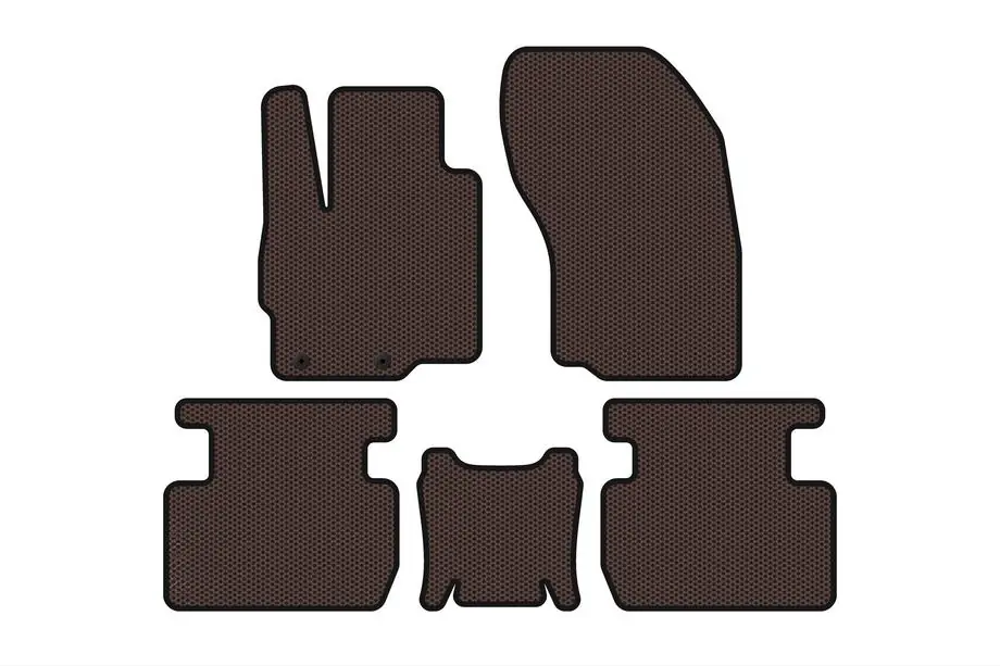 Mitsubishi Outlander 2021- Rubber Floor Mats Carsuit (Brown) Image