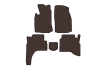 Mitsubishi Pajero Sport 1996-2007 Rubber Floor Mats Carsuit (Brown) photo 1