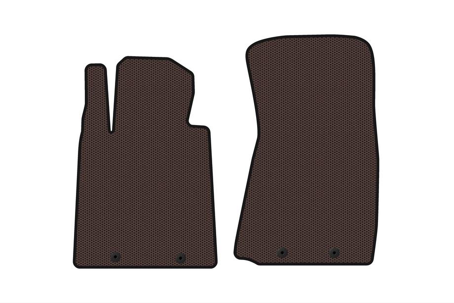 Nissan 370Z 2008-2021 Rubber floor mats Carsuit (Coupe, brown) Image