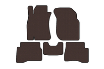 Nissan Almera N16 2000-2006 Rubber Floor Mats Carsuit (SD, Brown) photo 1