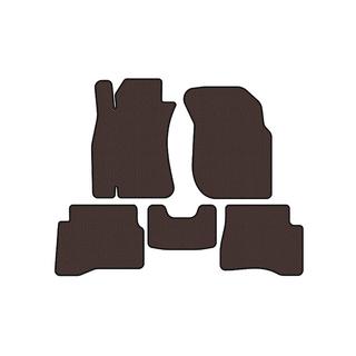 Rubber Floor Mats Carsuit (SD, Brown) Nissan Almera N16 2000-2006 photo 1