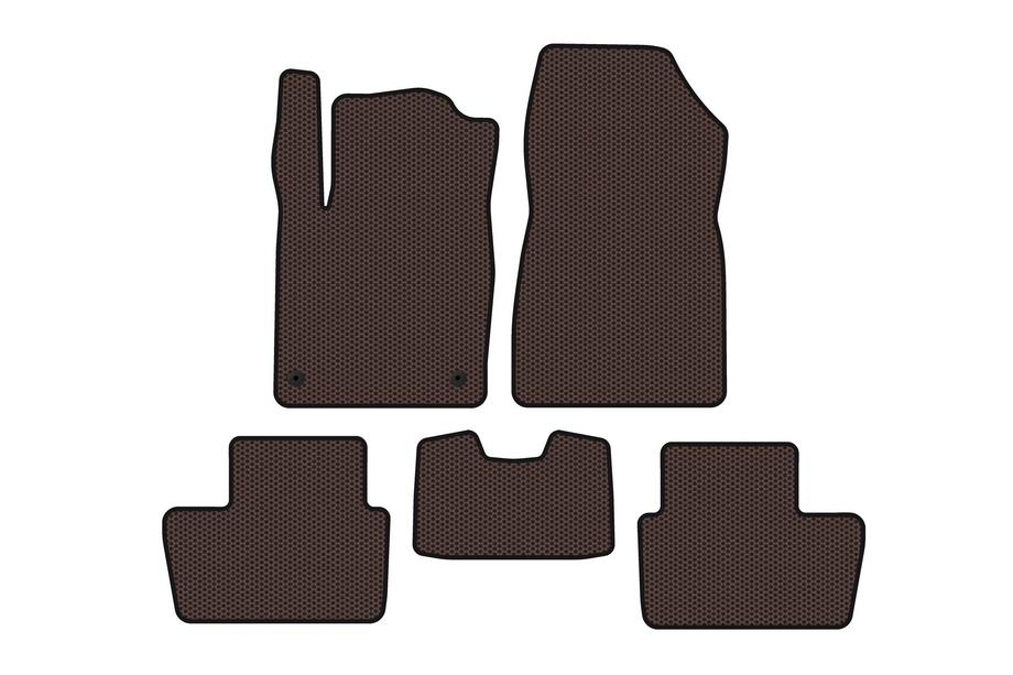 Nissan Juke 2020- Rubber Floor Mats Carsuit (Brown) Photo 1