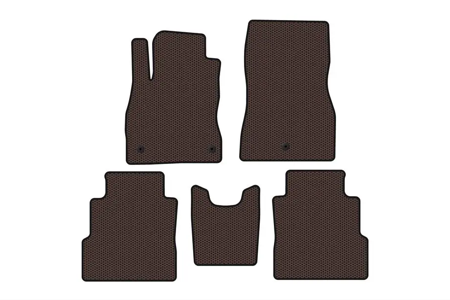 Nissan Kicks 2016- Rubber Floor Mats Carsuit (Brown) Image