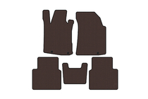 Nissan Maxima 2015-2023 Rubber Floor Mats Carsuit (SD, Brown) photo 1