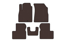 Nissan Micra K13 2011-2016 Rubber Floor Mats Carsuit (Brown) photo 1