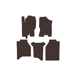 Rubber floor mats Carsuit (Without boxes, Brown) photo 1