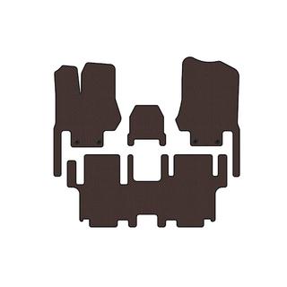 Rubber floor mats Carsuit (2 rows, 7-seater, brown) photo 1