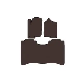 Rubber Floor Mats Carsuit (Brown)