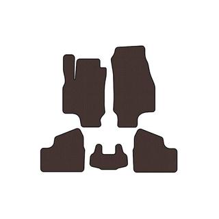 Rubber Floor Mats Carsuit (SD, Brown) Opel Astra G classic 1998-2012 photo 1