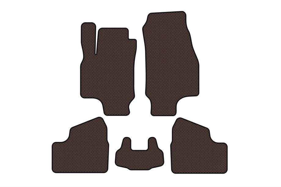 Opel Astra G classic 1998-2012 Rubber Floor Mats Carsuit (SD, Brown) Photo 1