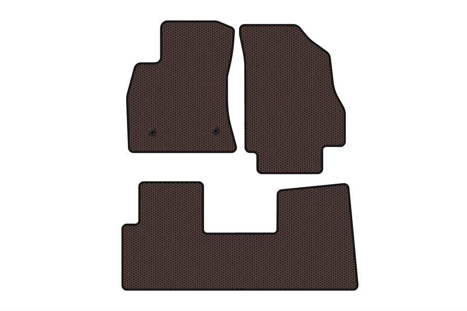 Opel Combo 2012-2018 Rubber Floor Mats Carsuit (Brown) Photo 1