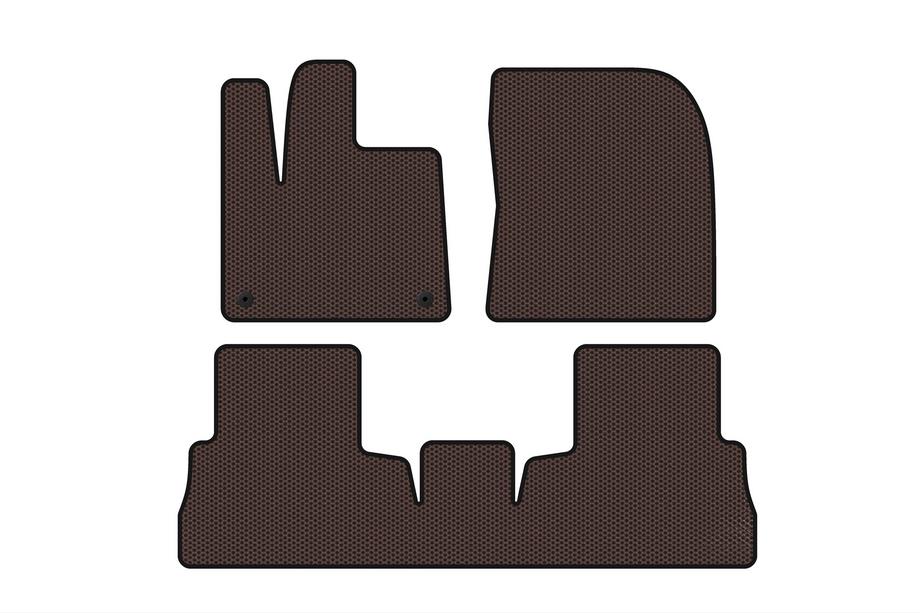 Opel Combo 2019- Rubber Floor Mats Carsuit (Brown) Image