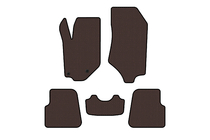 Opel Corsa F 2019- Rubber floor mats Carsuit (HB, 5-door, brown) photo 1
