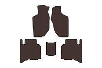 Opel Frontera 1998-2003 Rubber floor mats Carsuit (5-door, brown) photo 1