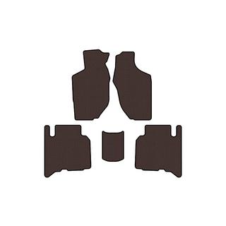 Rubber floor mats Carsuit (5-door, brown) Opel Frontera 1998-2003 photo 1