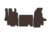 Opel Movano 2004-2010 Rubber Floor Mats Carsuit (Brown) photo 1