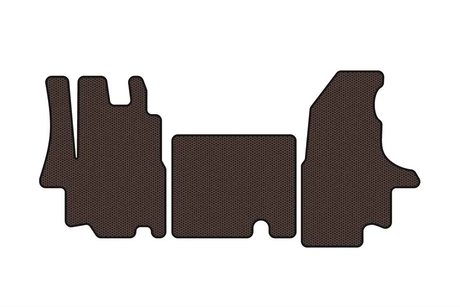 Opel Movano 2004-2010 Rubber Floor Mats Carsuit (Brown) Image
