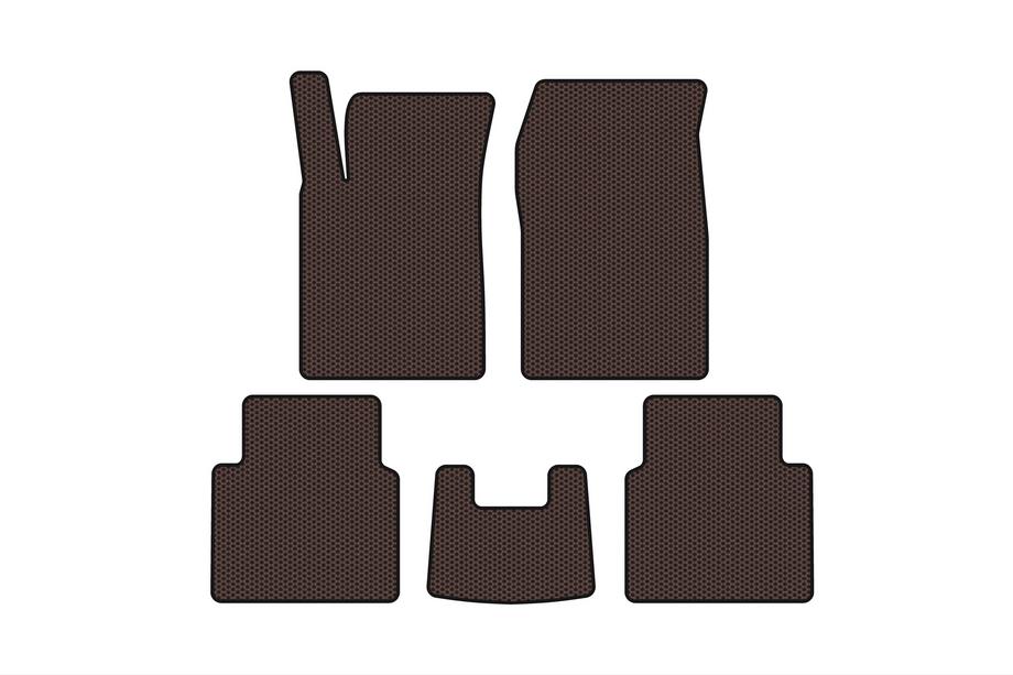 Opel Signum 2003-2008 Rubber floor mats Carsuit (HB, brown) Image