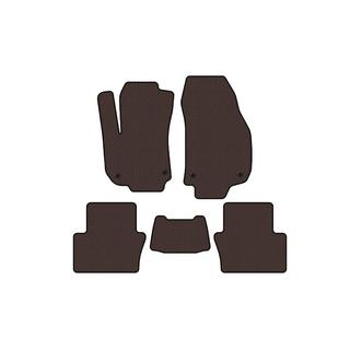 Rubber floor mats Carsuit (2 rows, brown) Opel Zafira B 2005–2011 photo 1