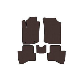 Rubber floor mats Carsuit (HB, brown) photo 1