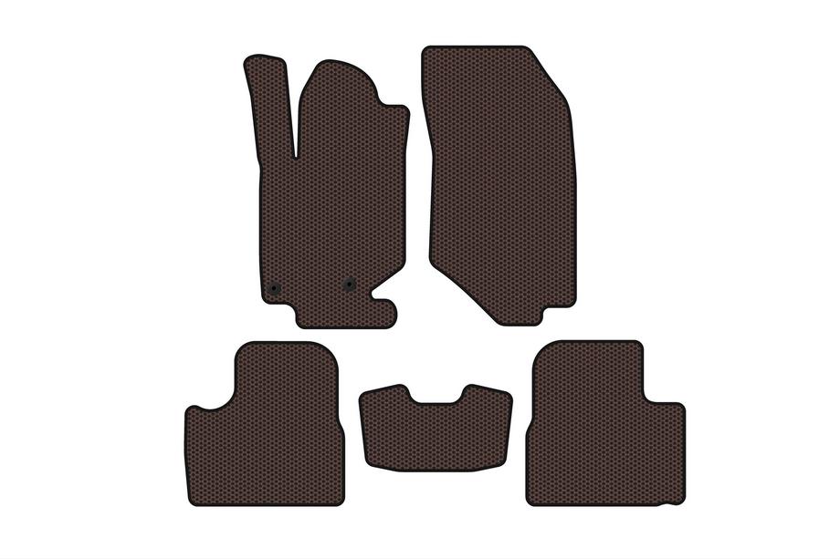 Peugeot 2008 2019- Rubber Floor Mats Carsuit (Brown) Image