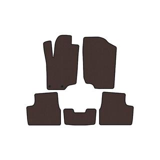 Rubber floor mats Carsuit (HB, 5-door, brown) Peugeot 207 2006–2014 photo 1