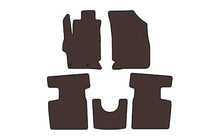 Peugeot 301 2012- Rubber floor mats Carsuit (2017+, SD, brown) photo 1