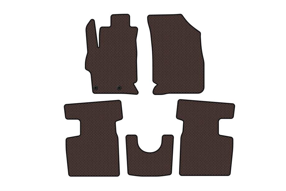 Peugeot 301 2012- Rubber floor mats Carsuit (2017+, SD, brown) Image