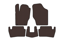 Peugeot 307 2001-2008 Rubber floor mats Carsuit (2001-2005, HB, 5-door, brown) photo 1