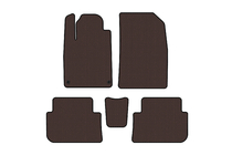 Peugeot 407 2004-2011 Rubber Floor Mats Carsuit (SD, Brown) photo 1