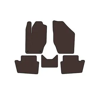 Rubber Floor Mats Carsuit (Brown) photo 1
