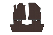 Peugeot 5008 2009-2016 Rubber Floor Mats Carsuit (Brown) photo 1