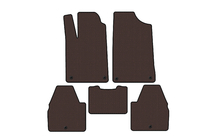 Peugeot 607 1999-2010 Rubber Floor Mats Carsuit (SD, Brown) photo 1