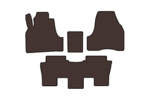 Peugeot 807 2002-2014 Rubber Floor Mats Carsuit (Brown) photo 1